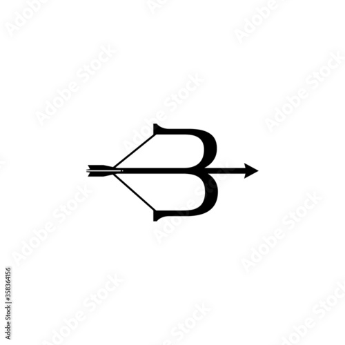 Bow and Arrow logo / icon design