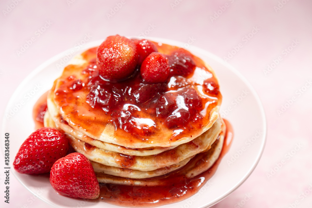 stack of pancakes with syrup stack of pancakes with syrup