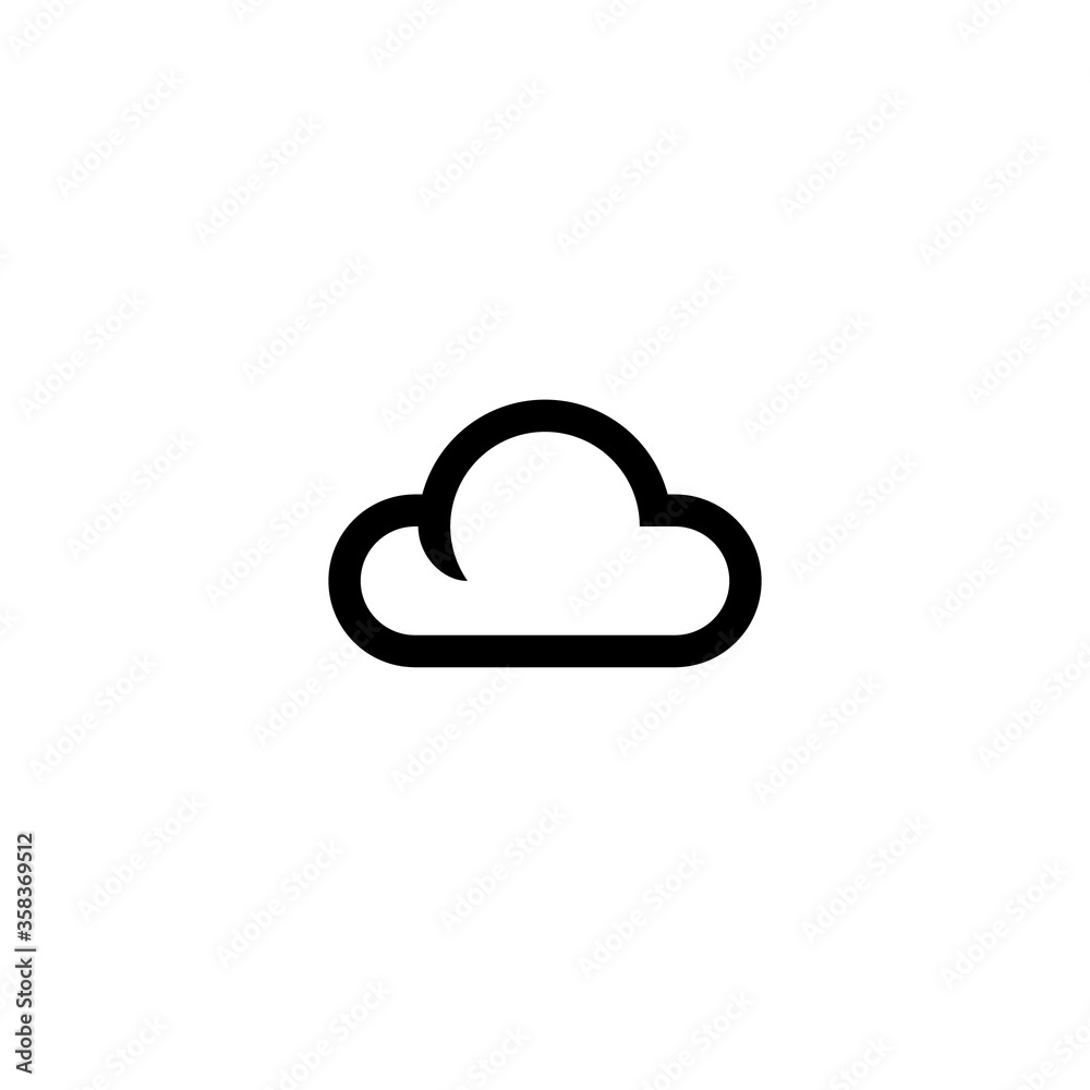 a simple Cloud logo / icon design a simple Cloud logo / icon design
