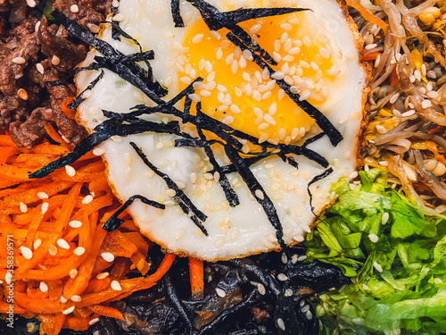 Bibimbap. Korean Rice Bowl.