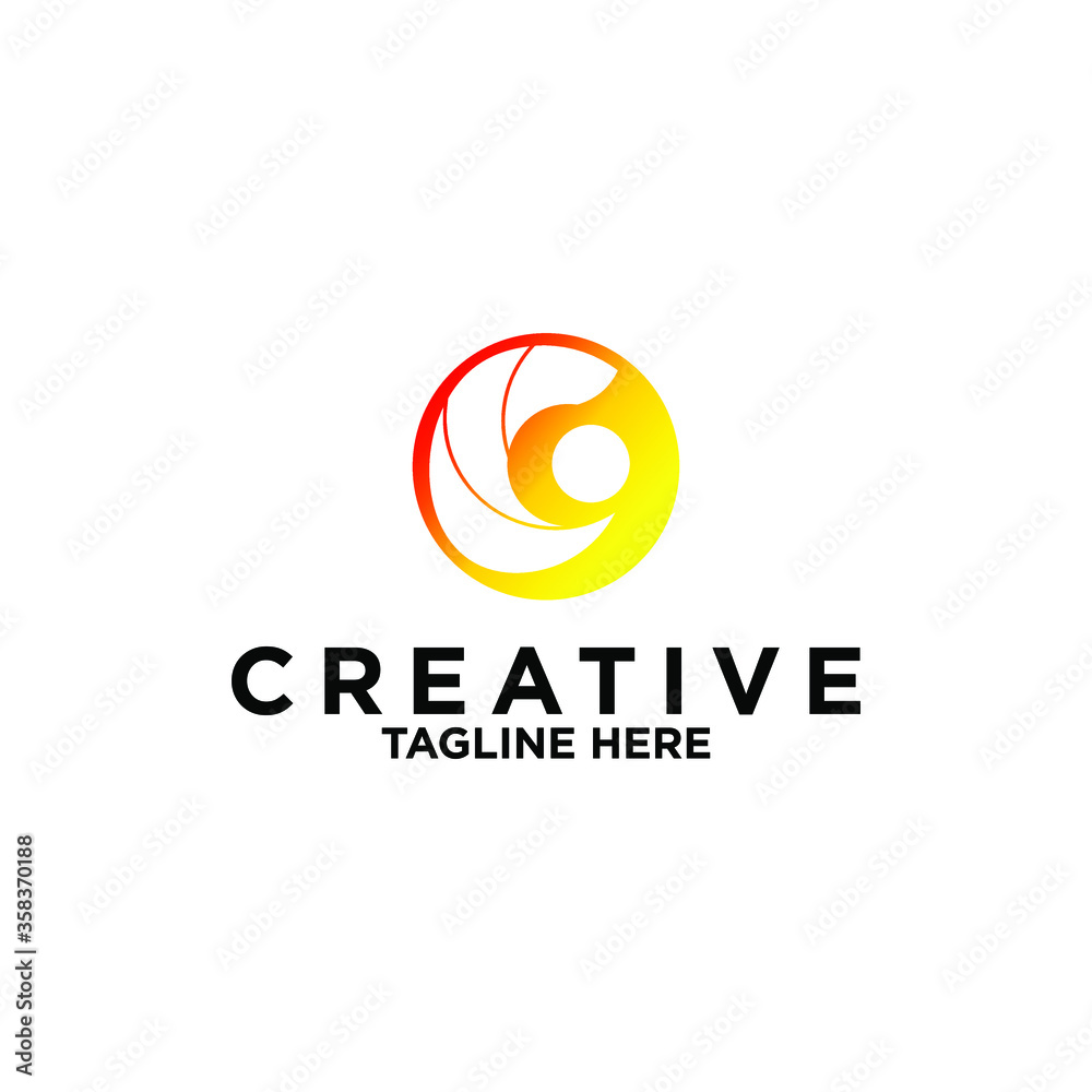 unique and creative design letter c