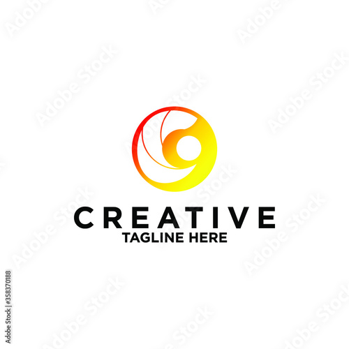 unique and creative design letter c