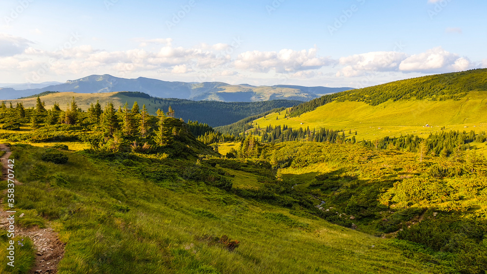 Romania, Rodnei Mountains, landscape in the mountains
