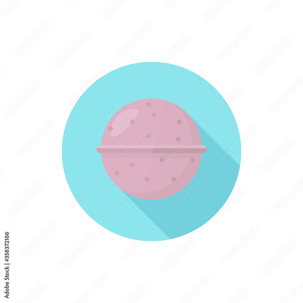 pink bath bomb vector pink bath bomb vector