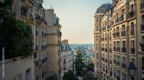 Canvas Print Street in paris