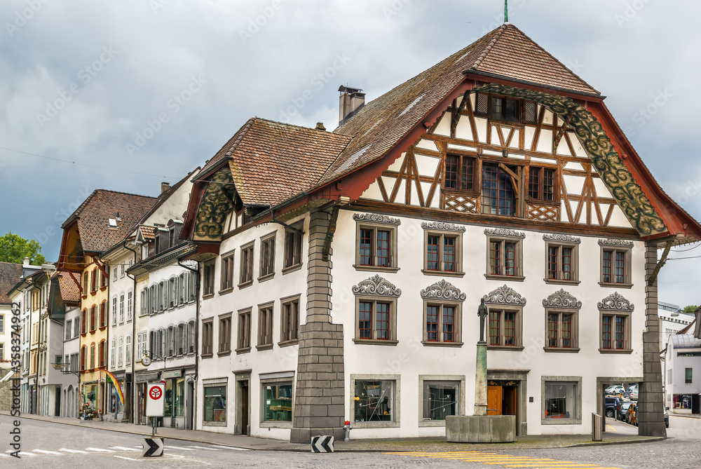 Street in Aarau, Switzerland