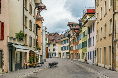 Street in Aarau, Switzerland © borisb17