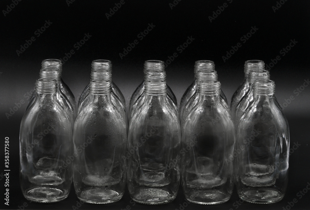 Reusable glass bottle, ecological products Reusable glass bottle, ecological products