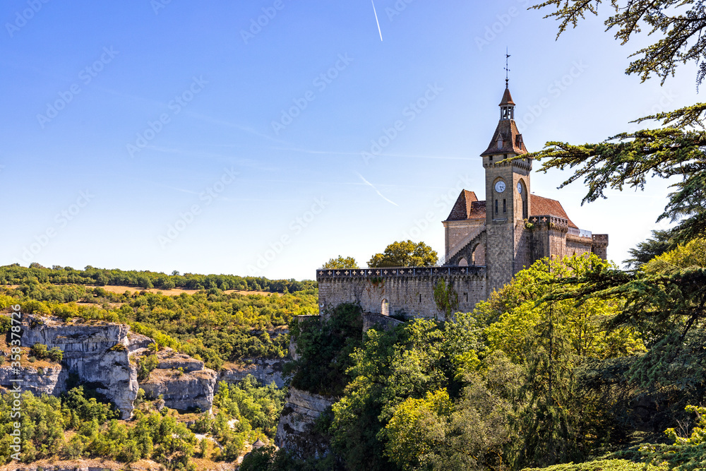 The Cathedral in Rocamadour, France