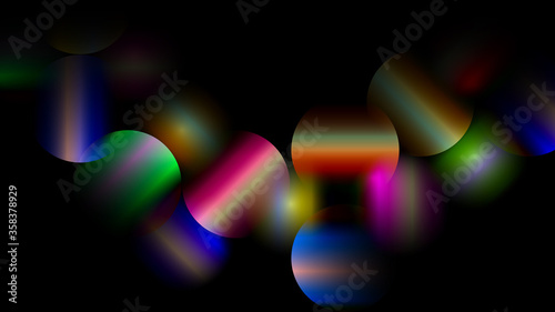 Vector design by arrangement of various colorful circles
