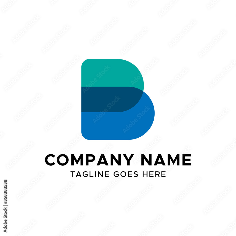 Initial B letter logo design template Initial B letter logo design template