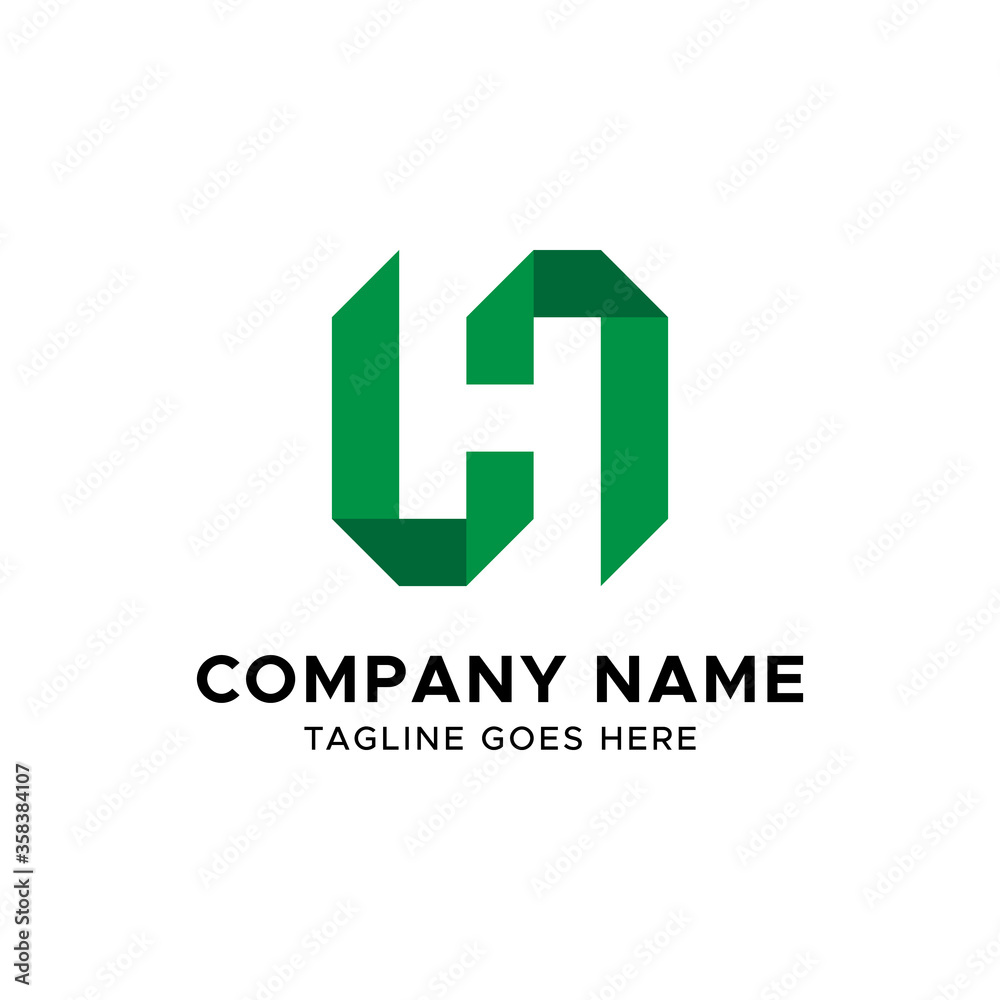 Initial H letter logo design template Initial H letter logo design template
