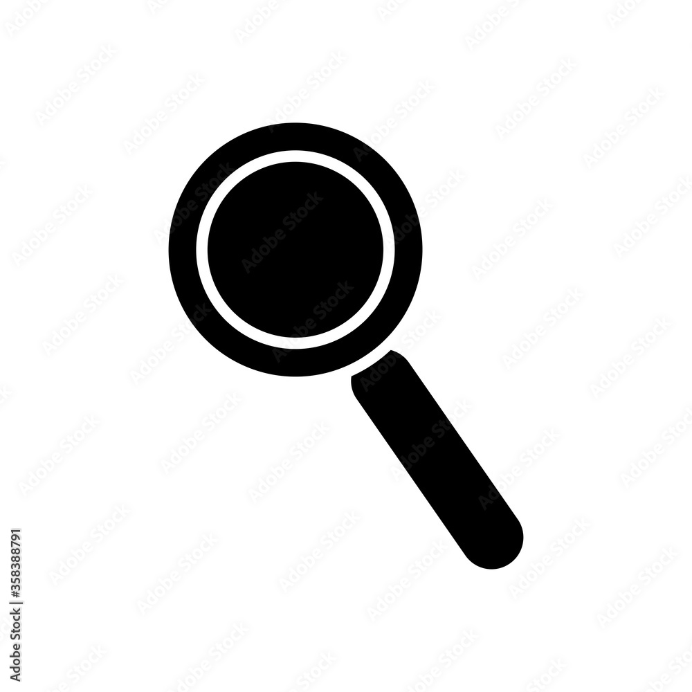 web icons concept, search symbol, magnifying glass icon silhouette style web icons concept, search symbol, magnifying glass icon silhouette style