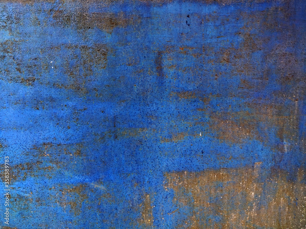 Rusty metal background with streaks of rust. Corroded metal background. Rust stains. Rystycorrosion.
