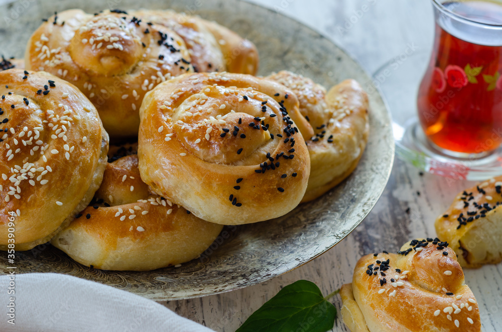 Turkish borek on the table Turkish borek on the table
