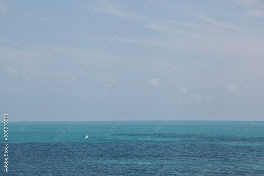 sail boat at Canoa Quebrada beach, Ceará, brazil