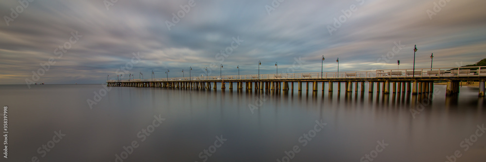 stormy sunrise over the baltic sea in Gdynia Orlowo, Poland stormy sunrise over the baltic sea in Gdynia Orlowo, Poland