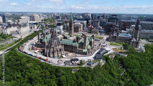 Aerial/Drone Photo of Parliament Hill & Downtown