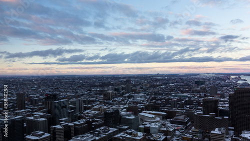 Panoramic View of Montreal City  photo