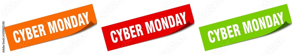cyber monday sticker. cyber monday square isolated sign. cyber monday label cyber monday sticker. cyber monday square isolated sign. cyber monday label