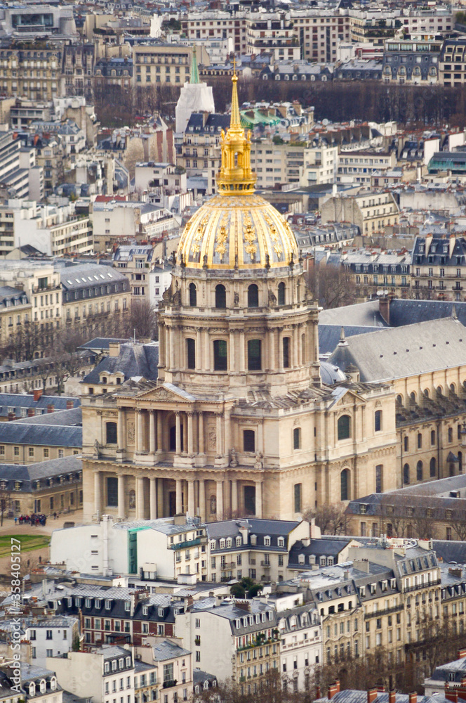 Panoramic view over Paris