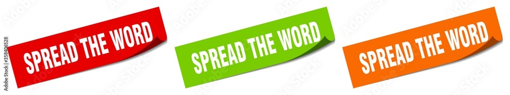 spread the word sticker. spread the word square isolated sign. spread the word label spread the word sticker. spread the word square isolated sign. spread the word label