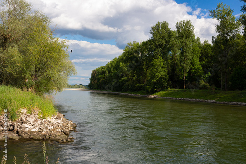 The river estuary of the 