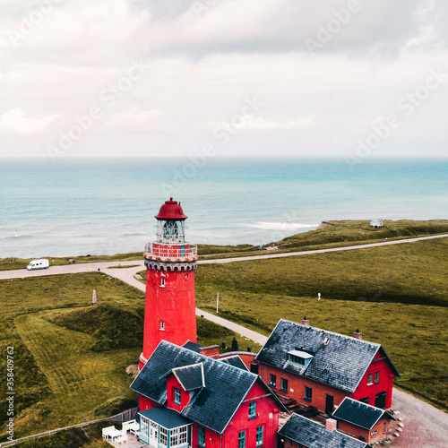Bovbjerg fyr at the west coast