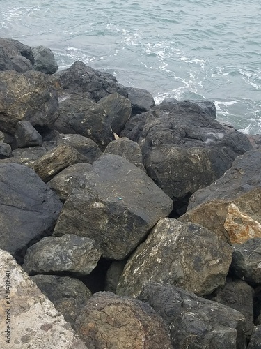 rocks in the sea © Nicholas