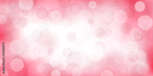 Abstract background with bokeh effects in pink colors