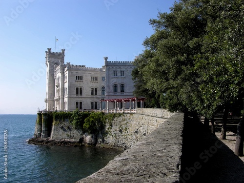 Near Trieste, Italy, Miramare Castle