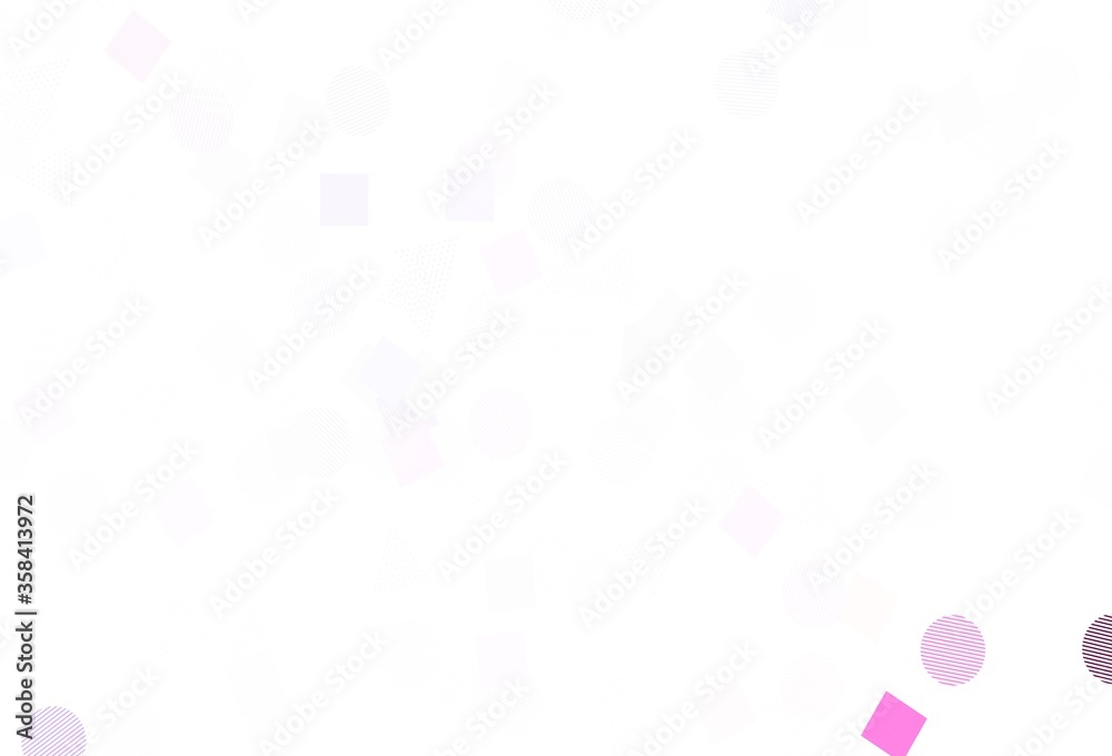 Light Purple vector layout with circles, lines, rectangles. Light Purple vector layout with circles, lines, rectangles.