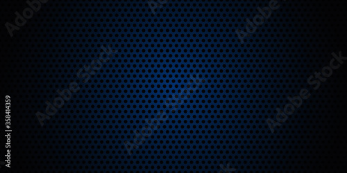 Dark blue carbon fiber texture. Navy blue metal texture steel background. Web design template vector illustration EPS 10.