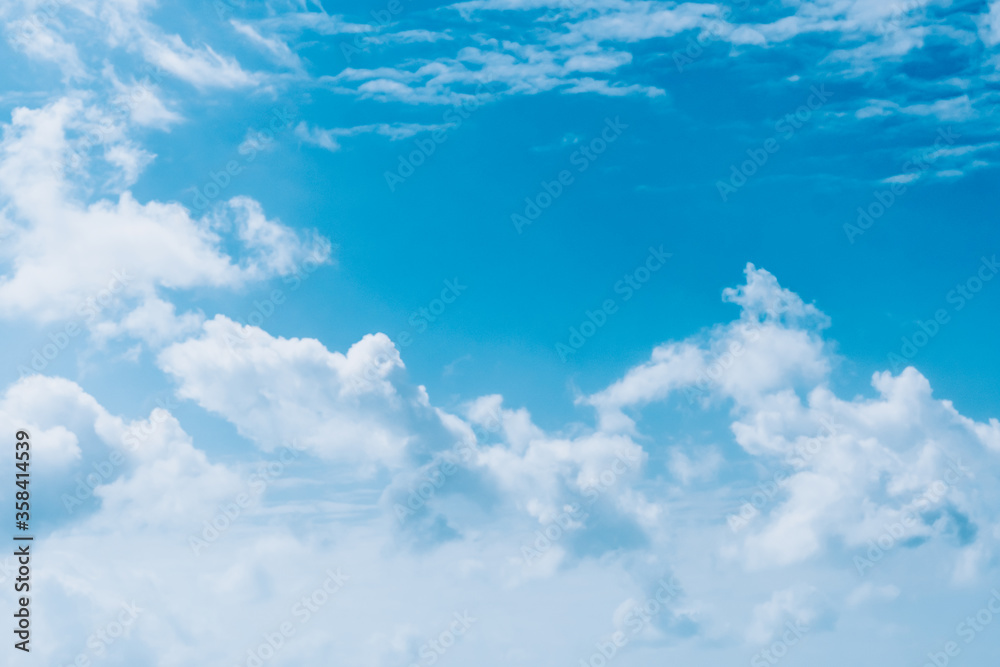 Blue sky with white clouds, nature background. Blue sky with white clouds, nature background.
