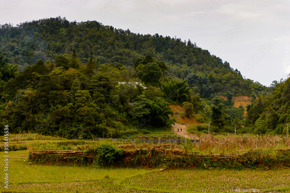 Obraz premium It's Village Ta Phin in Northern Vietnam