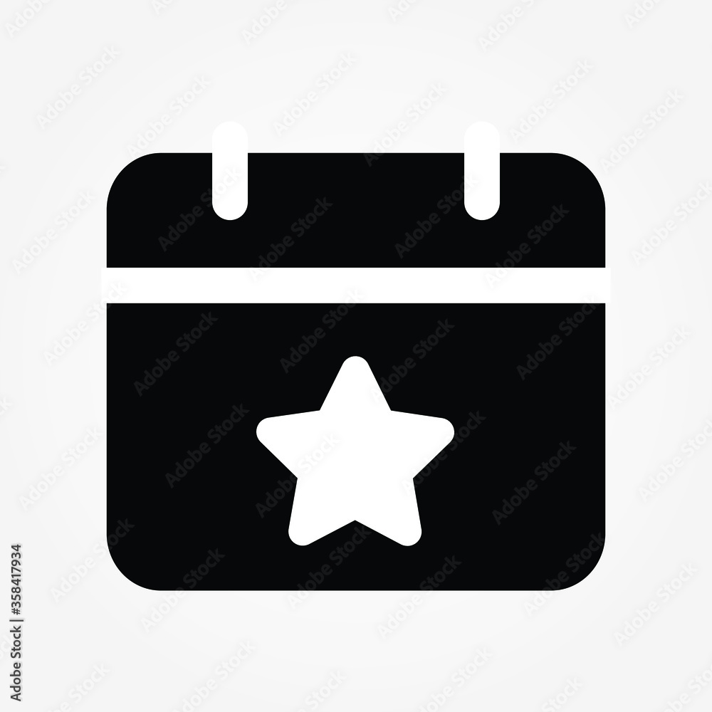 event date icon vector illustration event date icon vector illustration