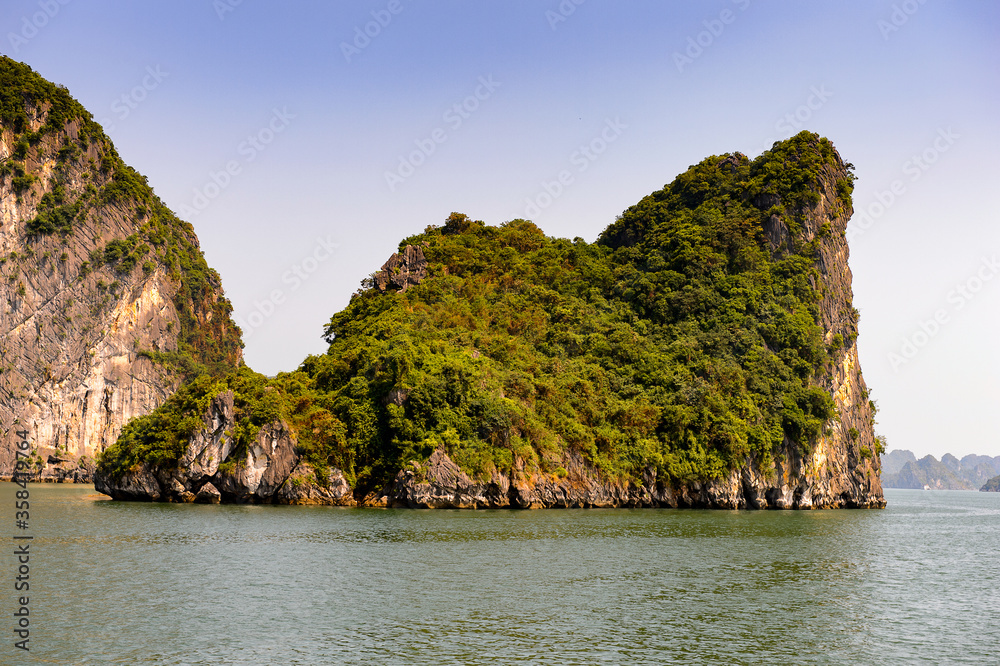 It's Ha Long bay islands in the Indochina sea. UNESCO World Heritage site