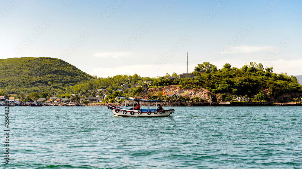 It's One of the islands near Nha Trang in the South China Sea in Vietnam