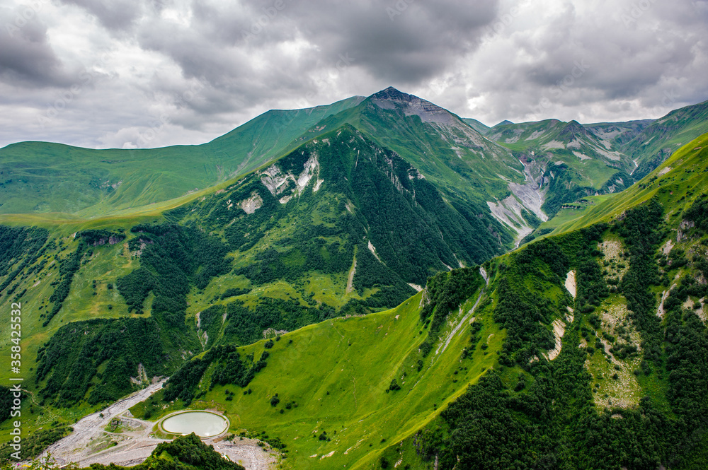 It's Nature of the Caucasus mountains