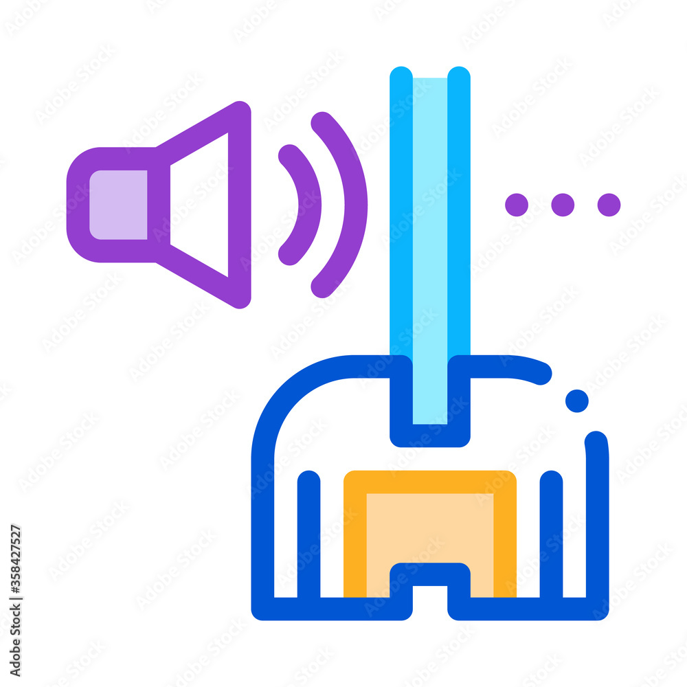 soundproof window glass icon vector. soundproof window glass sign. color symbol illustration soundproof window glass icon vector. soundproof window glass sign. color symbol illustration