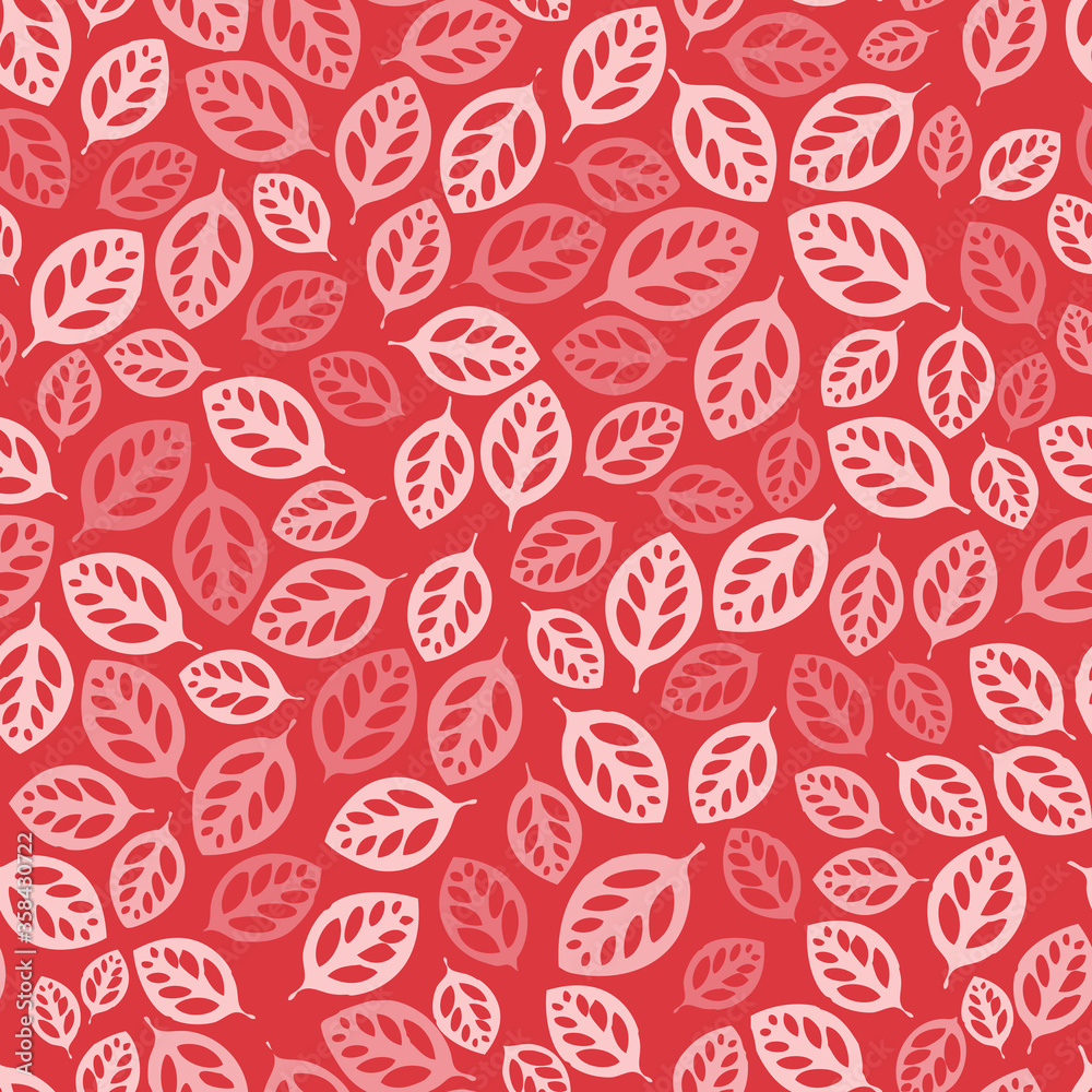 Leaf seamless repeat pattern background