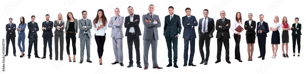 panoramic photo of a professional numerous business team panoramic photo of a professional numerous business team