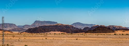 Fototapeta Naklejka Na Ścianę i Meble -  It's Nature of Wadi Rum (Valley of the Moon), Jordan