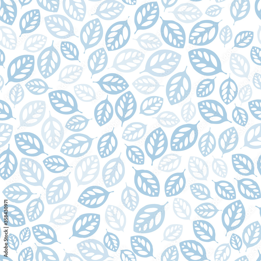 Leaf seamless repeat pattern background