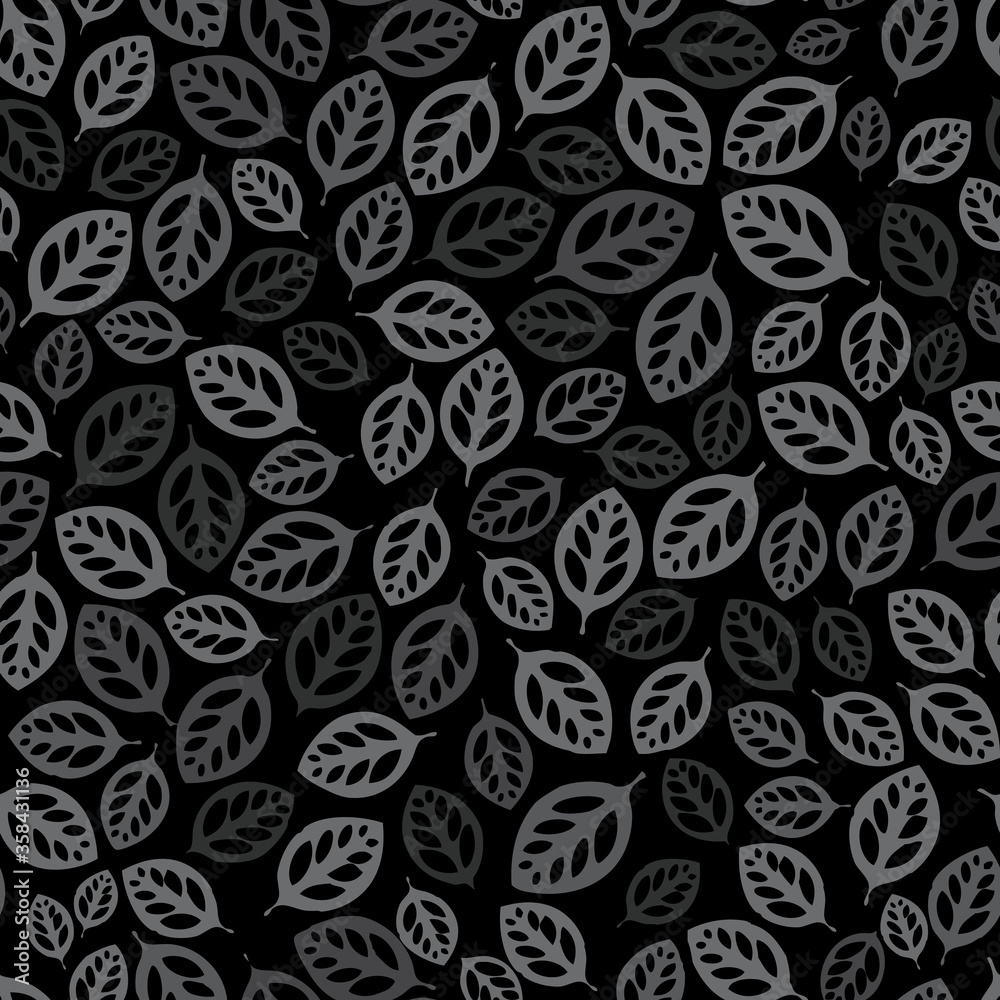 Leaf seamless repeat pattern background Leaf seamless repeat pattern background
