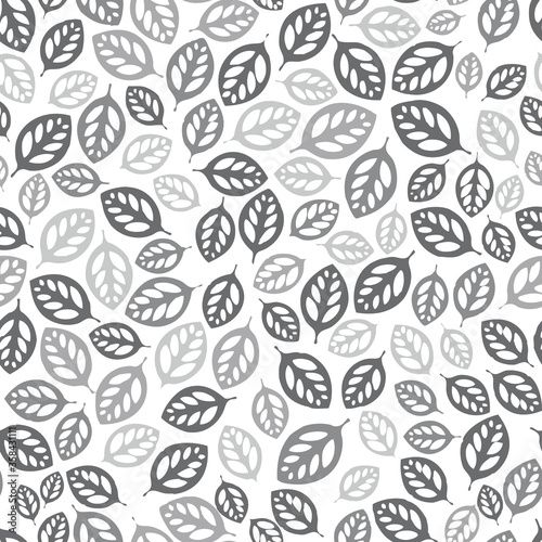 Leaf seamless repeat pattern background