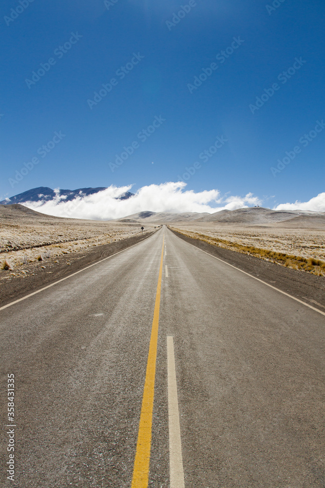 Different shapes and colors in the mountains due to erosion by the wind and the elements.