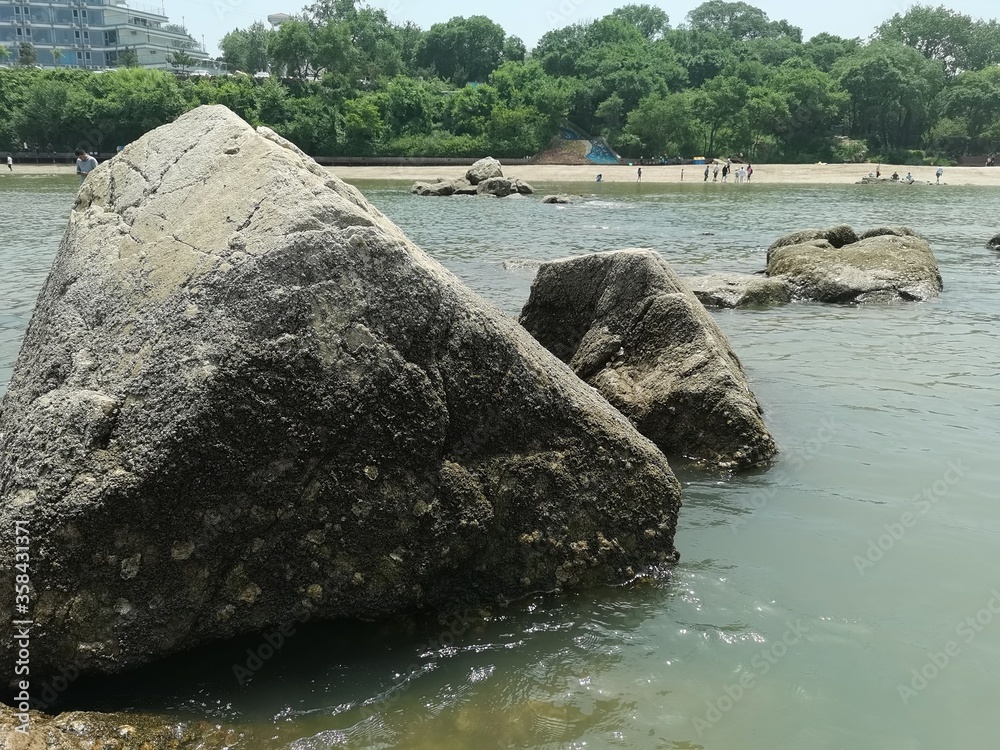 Rocks In Water 