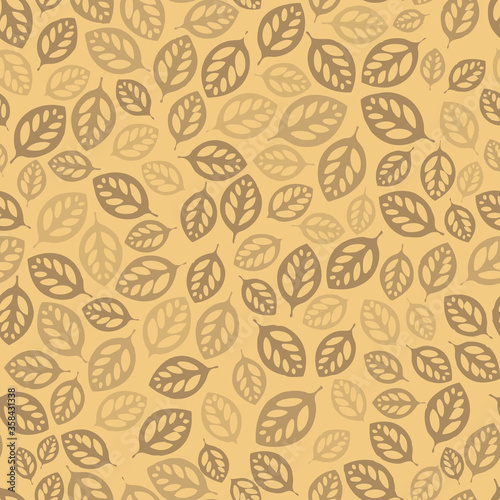 Leaf seamless repeat pattern background