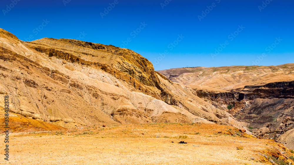 It's Beautiful landscape of rock formations and dunes